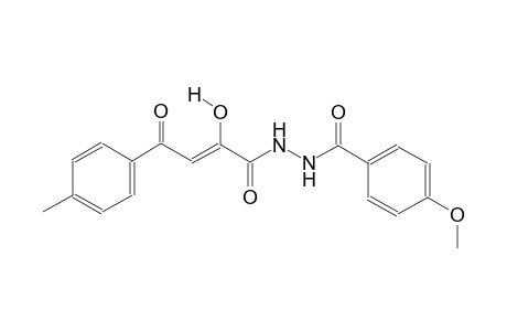 N'-[(2Z)-2-hydroxy-4-(4-methylphenyl)-4-oxo-2-butenoyl]-4-methoxybenzohydrazide