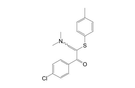 4'-Chloro-3-(dimethylamino)-2-(p-tolylthio)acrylophenone