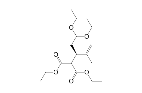 (R)-Diethyl 2-(5,5-diethoxy-2-methylpent-1-en-3-yl) malonate