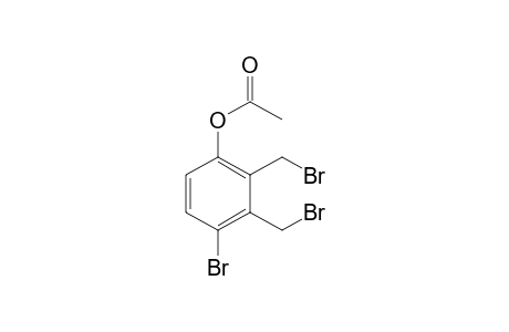 4-Bromo-2,3-bis(bromomethyl)phenyl-1-acetate