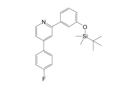 2-(3-((tert-butyldimethylsilyl)oxy)phenyl)-4-(4-fluorophenyl)pyridine