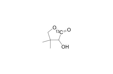 3-Hydroxy-4,4-dimethyldihydro(2-13C)furan-2-one