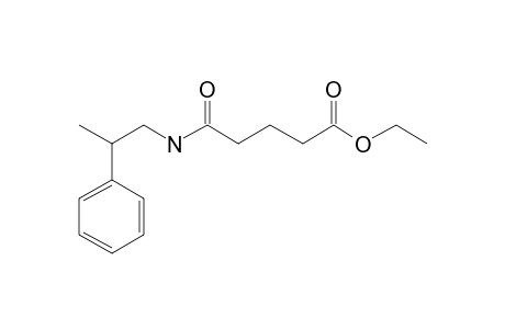 Glutaric acid, monoamide, N-(2-phenylpropyl)-, ethyl ester