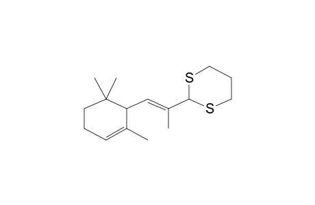 2-[(E)-1-Methyl-2-(2,6,6-trimethyl-2-cyclohexen-1-yl)ethenyl]-1,3-dithiane