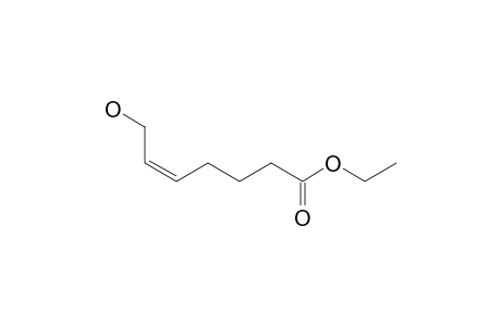 (Z)-7-hydroxy-5-heptenoic acid ethyl ester