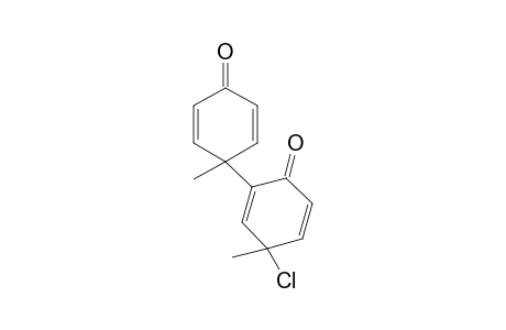 2-[4'-Methyl-1'-oxocyclohexa-2',5'-dien-4'-yl]-4-methyl-4-chloro-1-oxocyclohexa-2,5-diene