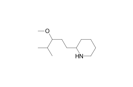 Piperidine, 2-(3-methoxy-4-methylpentyl)-