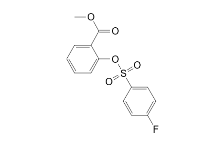 2-(4-fluorophenyl)sulfonyloxybenzoic acid methyl ester