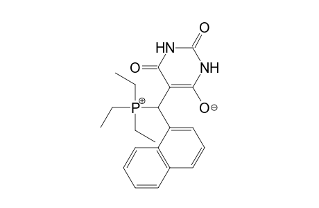 [(2,4-dioxo-6-hydroxy-1,2,3,4-tetrahydro-5-pyrimidinyl)(1-naphthyl)methyl]triethylphosphonium hydroxide, inner salt