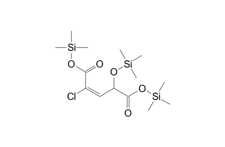 2-Chloro-4-hydroxypent-2-en-1,5-dioic acid triTMS dev