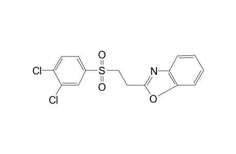 2-(2-[(3,4-Dichlorophenyl)sulfonyl]ethyl)-1,3-benzoxazole
