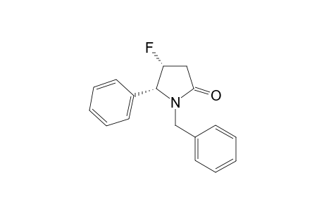 cis-1-Benzyl-4-fluoro-5-phenylpyrrolidin-2-one