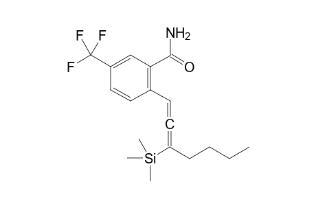 5-(Trifluoromethyl)-2-[3-(trimethylsilyl)hepta-1,2-dien-1-yl]benzamide