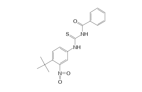 1-benzoyl-3-(4-tert-butyl-3-nitrophenyl)-2-thiourea
