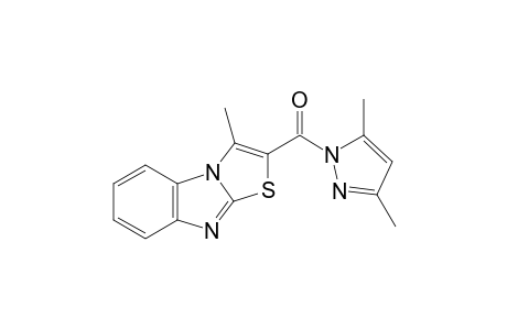 2-(3,5-Dimethyl-pyrazol-1-yl)-3-methylthiazolo[3,2-a]-benzimidazole