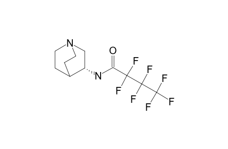 (R)-(+)-3-aminoquinuclidine, N-heptafluorobutyryl-