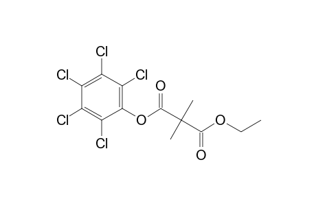 Dimethylmalonic acid, ethyl pentachlorophenyl ester