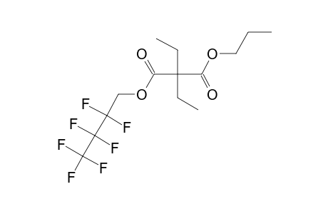 Diethylmalonic acid, 2,2,3,3,4,4,4-heptafluorobutyl propyl ester