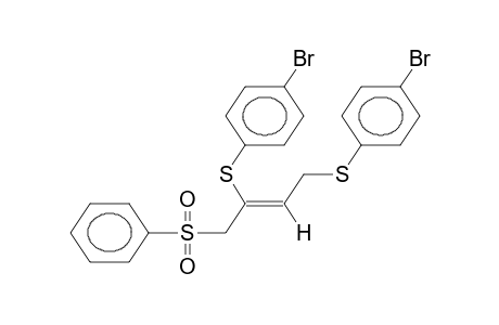 (Z)-1-PHENYLSULPHONYL-2,4-DI(4-BROMOPHENYL)THIO-2-BUTENE
