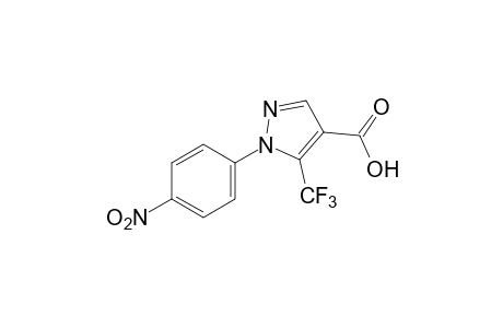 1-(4-Nitrophenyl)-5-(trifluoromethyl)-1H-pyrazole-4-carboxylic acid