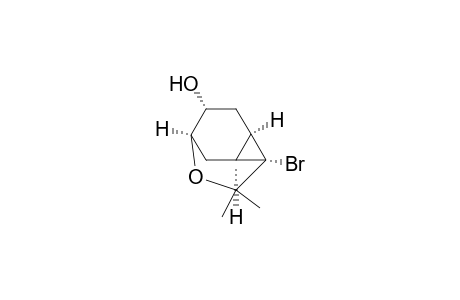 (1a,2a,5a,7a,9a)-2-bromo-3,3-dimethyl-4-oxatricyclo[3.2.2.02,7]nonan-9-ol