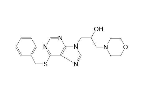 1-(6-Benzylsulfanyl-purin-9-yl)-3-morpholin-4-yl-propan-2-ol