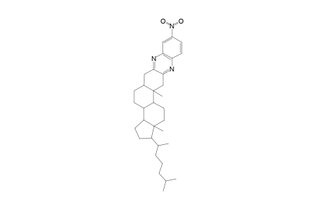 Cholest-2-eno[2,3-b]quinoxaline, 6'-nitro-
