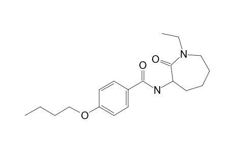 4-Butoxy-N-(1-ethyl-2-oxoazepan-3-yl)benzamide