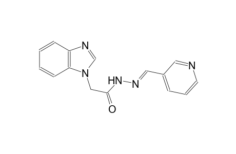 1H-benzimidazole-1-acetic acid, 2-[(E)-3-pyridinylmethylidene]hydrazide