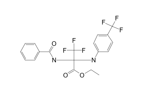 Ethyl 2-benzamido-3,3,3-trifluoro-2-[4-(trifluoromethyl)anilino]propionate