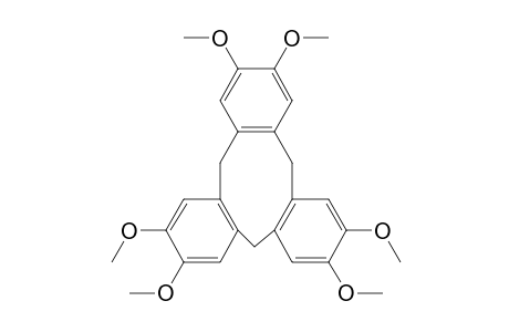 10,15-Dihydro-2,3,7,8,12,13-hexamethoxy-5H-tribenzo-[a,d,g]-cyclononene