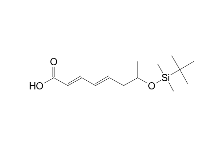 (2E,4E)-7-([tert-Butyl(dimethyl)silyl]oxy)-2,4-octadienoic acid