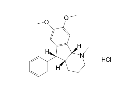 cis-4a,5,cis-4a,9b-7,8-dimethoxy-2,3,4,4a,5,9b-hexahydro-1-methyl-5-phenyl-1H-indeno[1,2-b]pyridin, hydrochloride