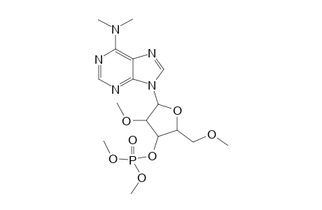 3'-Adenylic acid, N,N-dimethyl-2',5'-di-O-methyl-, dimethyl ester