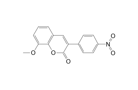 8-Methoxy-3-(4-nitrophenyl)-2H-chromen-2-one