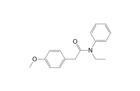 N-ethyl-2-(4-methoxyphenyl)-N-phenylacetamide