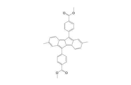 5,10-bis[(p-Methoxycarbonyl)phenyl]-2,7-dimethylindeno[2,1-a]indene