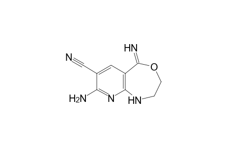 8-Amino-5-imino-1,2,3,5-tetrahydropyrido[2,3-e][1,4]oxazepine-7-carbonitrile