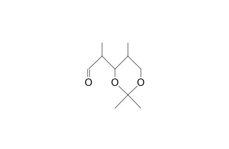 3(S),5-Dihydroxy-2(R),4(R)-dimethyl-pentanal 3,5-acetonide