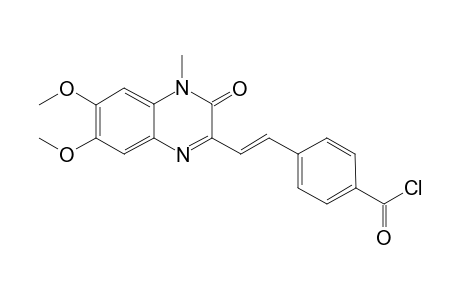 6,7-Dimethoxy-1-methyl-3-vinylphenyl-2(1H)-quinoxalinone-4-carbonyl chloride