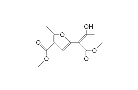 Methyl-2-methyl-5-(1-(methoxycarbonyl)-2-oxopropyl)-furan-3-carboxylate