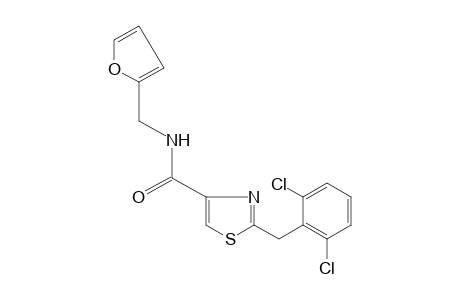 2-(2,6-dichlorobenzyl)-N-furfuryl-4-thiazolecarboxamide