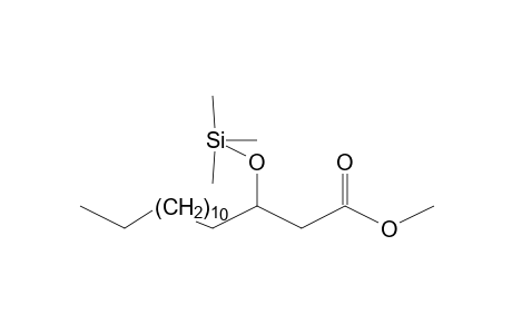 HEXADECANOIC ACID, 3-[(TRIMETHYLSILYL)OXY]-, METHYL ESTER