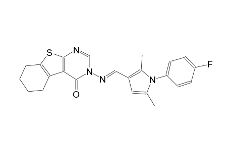 3-({(E)-[1-(4-fluorophenyl)-2,5-dimethyl-1H-pyrrol-3-yl]methylidene}amino)-5,6,7,8-tetrahydro[1]benzothieno[2,3-d]pyrimidin-4(3H)-one