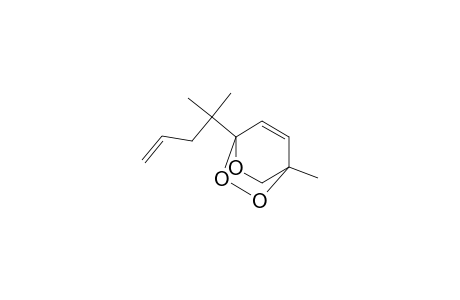 4-Methyl-1-(1',1'-dimethyl-3'-butenyl)-5,6,7-trioxabicyclo[2.2.2]oct-2-ene