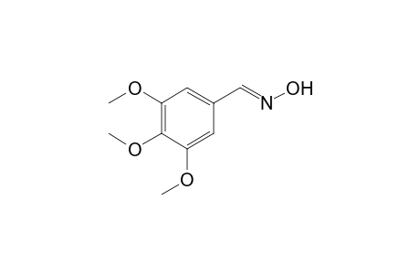 Benzaldehyde, 3,4,5-trimethoxy-, oxime