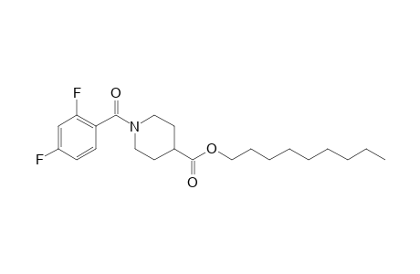 Isonipecotic acid, N-(2,4-difluorobenzoyl)-, nonyl ester