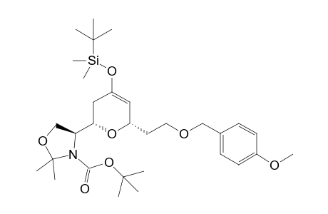 (S)-tert-Butyl 4-((2S,6S)-4-(tert-butyldimethylsilyloxy)-6-(2-(4-methoxybenzyloxy)ethyl)-3,6-dihydro-2H-pyran-2-yl)-2,2-dimethyloxazolidine-3-carboxylate