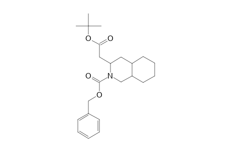 (phenylmethyl) 3-[2-[(2-methylpropan-2-yl)oxy]-2-oxidanylidene-ethyl]-3,4,4a,5,6,7,8,8a-octahydro-1H-isoquinoline-2-carboxylate