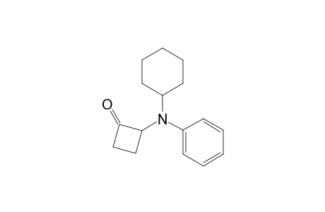 2-(N-cyclohexyl-N-phenylamino)cyclobutanone